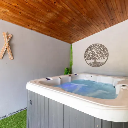 Grange Des 2 Cols - Jacuzzi - Jardin Feriehus Campan